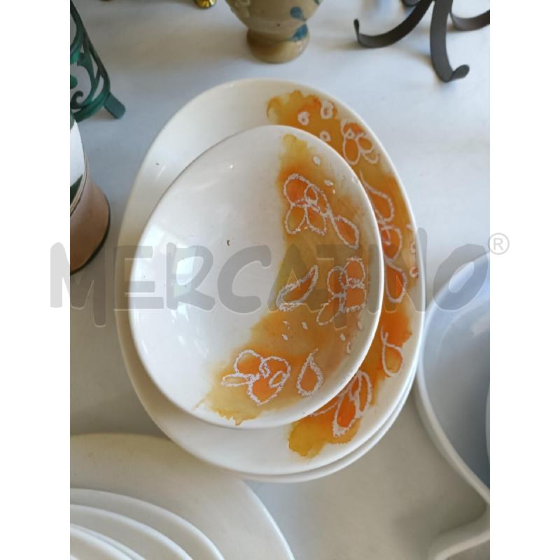 PIATTI PZ. THUN FIORI GIALLI | Mercatino dell'Usato San  benedetto del tronto 4