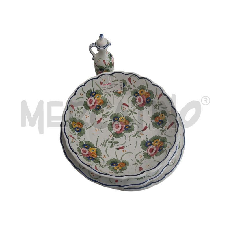 PIATTI SERVIZIO FLOREALE MB CASTELLI | Mercatino dell'Usato San  benedetto del tronto 2