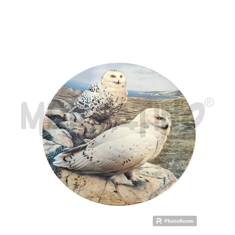 PIATTO WEDGWOOD SNOWLY OWLS | Mercatino dell'Usato San  benedetto del tronto 1