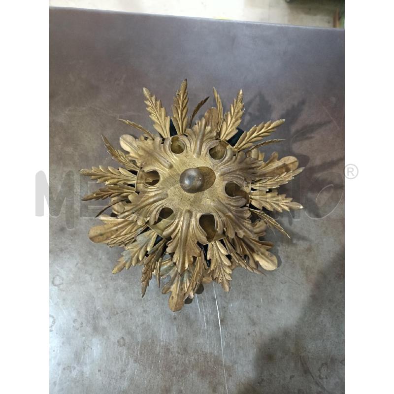 PLAFONIERA IN METALLO DORATO | Mercatino dell'Usato San  benedetto del tronto 1
