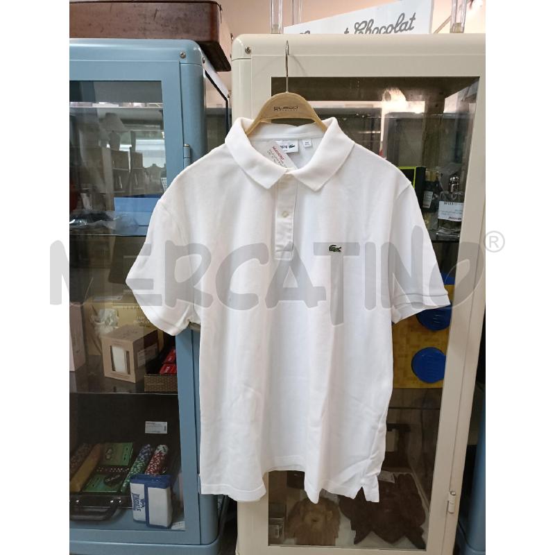 POLO UOMO BIANCA LACOSTE  | Mercatino dell'Usato San  benedetto del tronto 1
