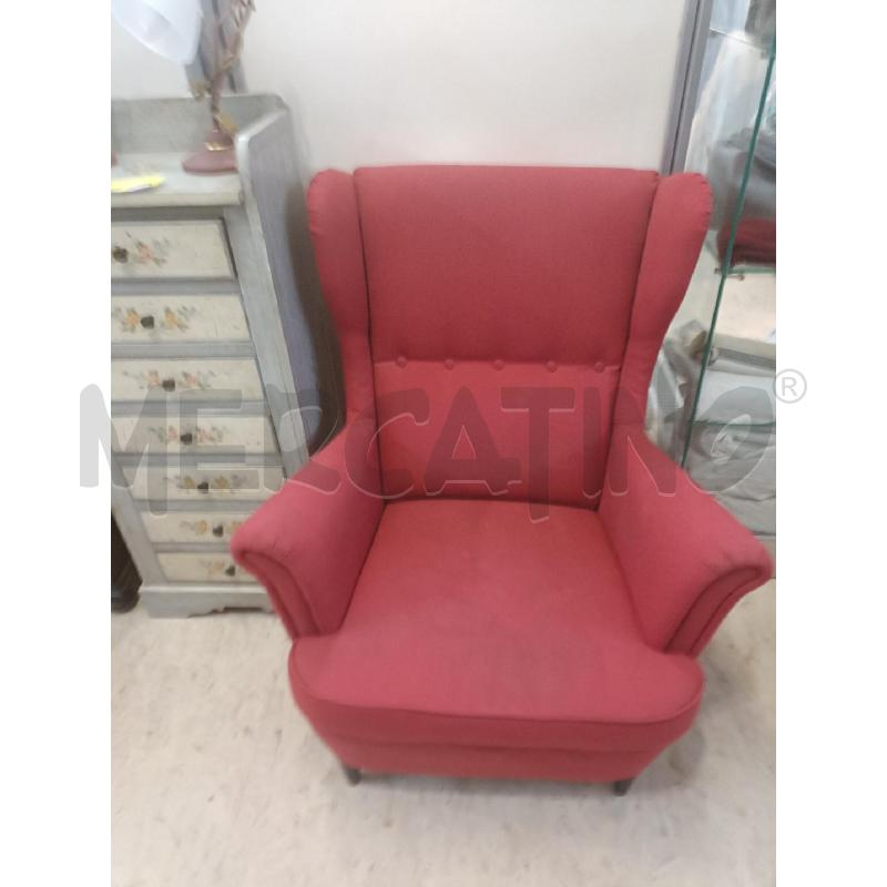 POLTRONA ROSSA IKEA | Mercatino dell'Usato San  benedetto del tronto 1