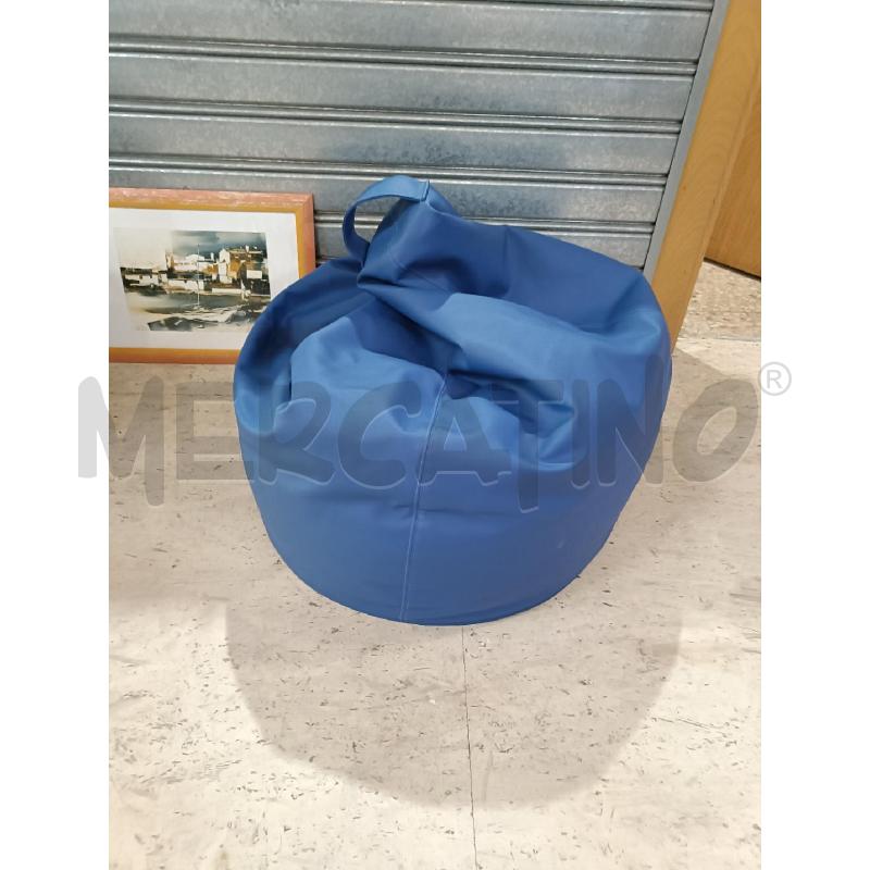POLTRONA SACCO CELESTE | Mercatino dell'Usato San  benedetto del tronto 1