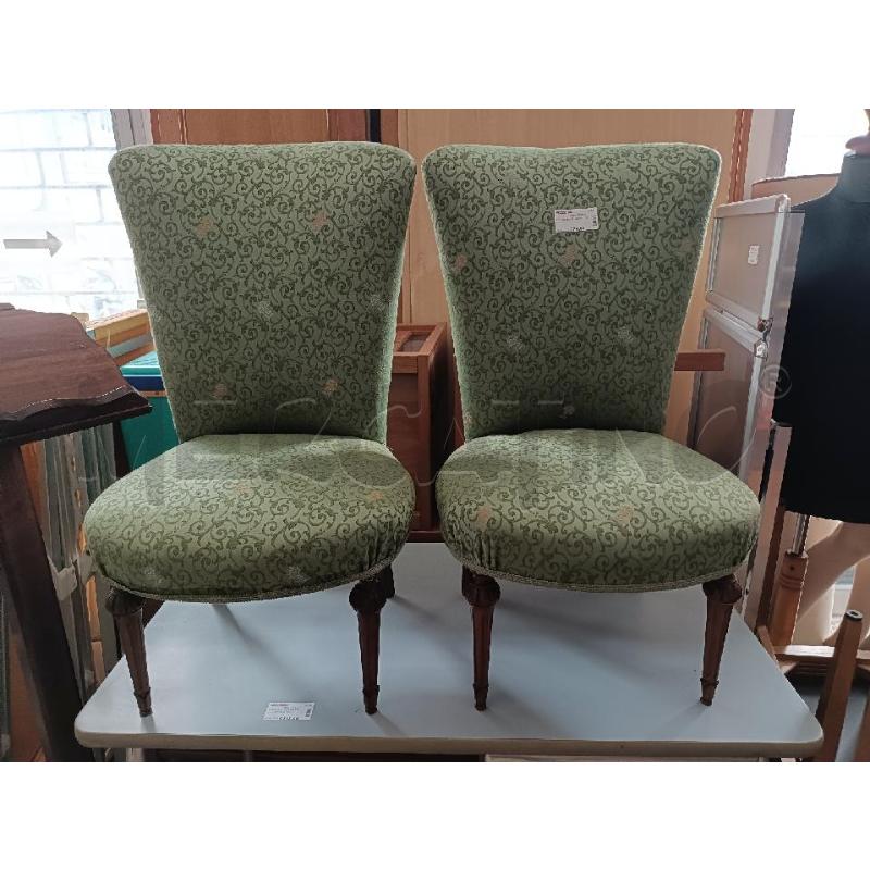 POLTRONCINE VERDI COPPIA | Mercatino dell'Usato San  benedetto del tronto 1