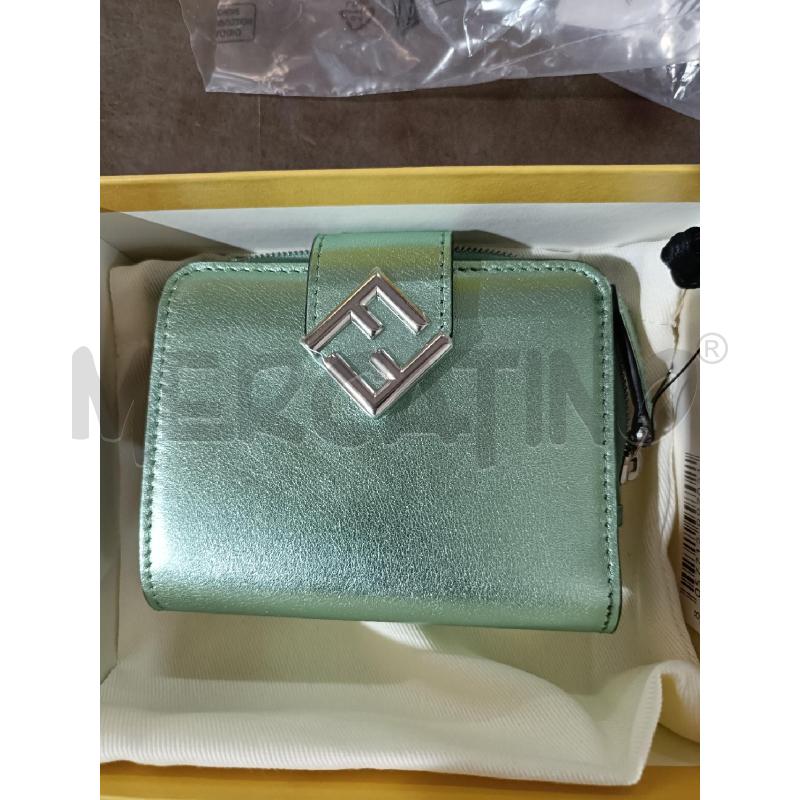 PORTA FOGLIO FENDI LIGHT GREEN+ PALLADIUM 8M0490 A9PY F09HA | Mercatino dell'Usato San  benedetto del tronto 1