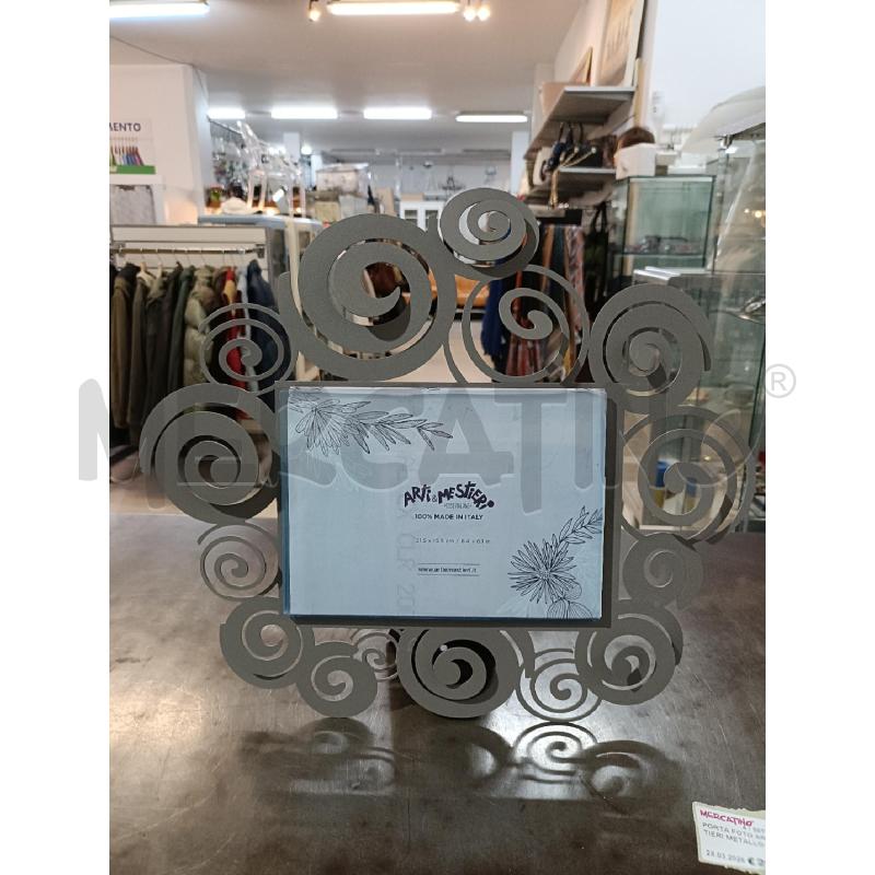 PORTA FOTO ARTI E MESTIERI METALLO GRIGIO | Mercatino dell'Usato San  benedetto del tronto 1
