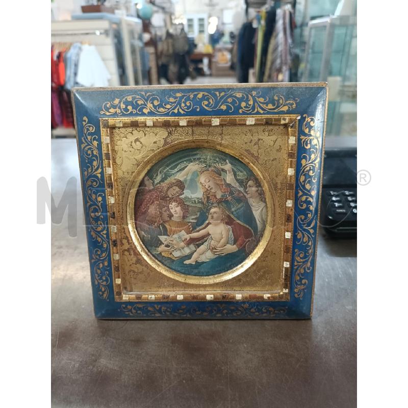 PORTA FOTO BLU E ORO QUADRATO | Mercatino dell'Usato San  benedetto del tronto 1