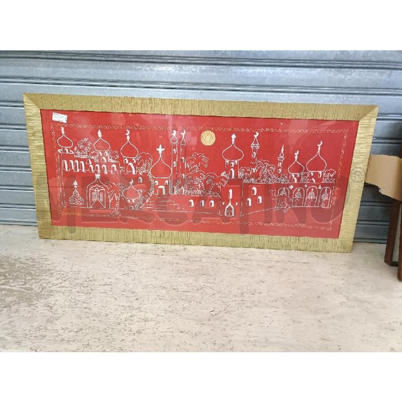 QUADRO ETNICO AFRICANO CORNICE DORATA | Mercatino dell'Usato San  benedetto del tronto 1