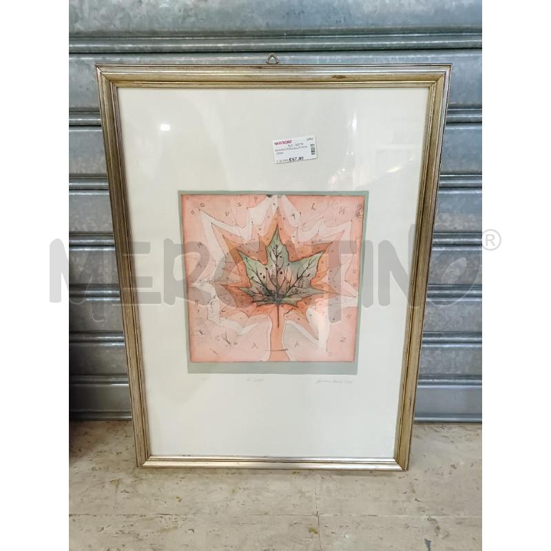 QUADRO FOGLIA LUCIANA LEONI | Mercatino dell'Usato San  benedetto del tronto 1