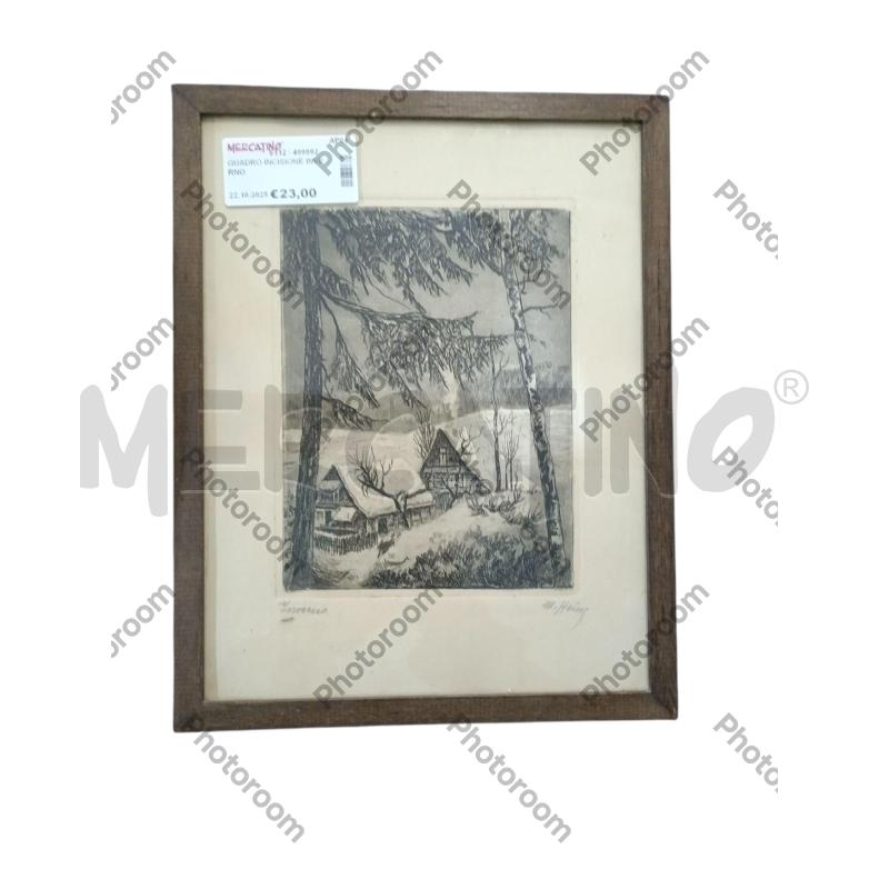 QUADRO INCISIONE INVERNO | Mercatino dell'Usato San  benedetto del tronto 1