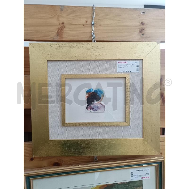 QUADRO SAVINI CORNICE DORATA | Mercatino dell'Usato San  benedetto del tronto 1