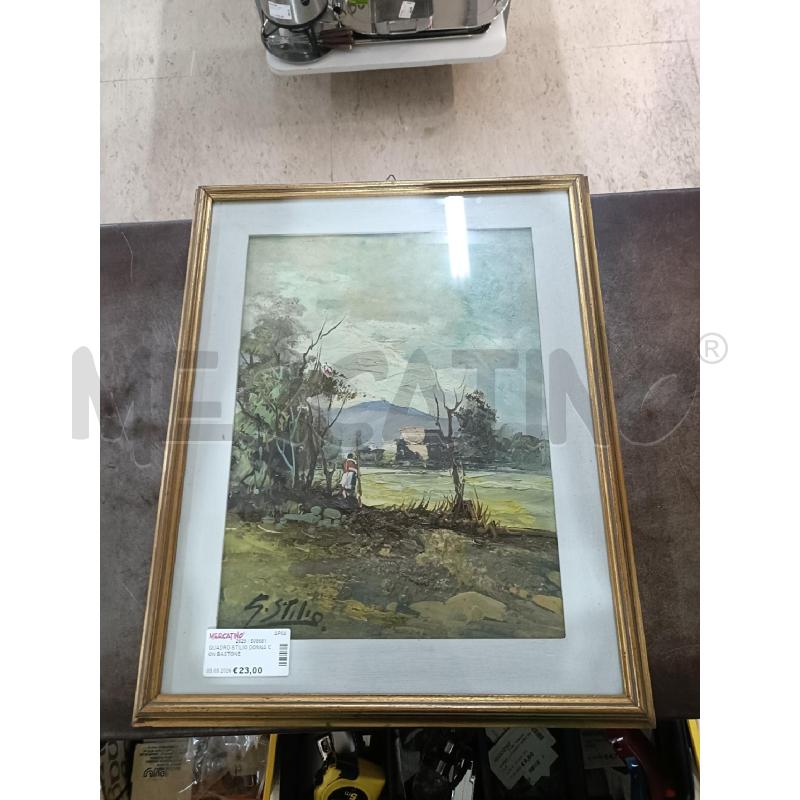 QUADRO STILIO DONNA CON BASTONE | Mercatino dell'Usato San  benedetto del tronto 1