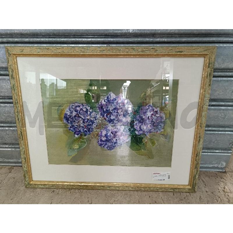 QUADRO VASO FIORI VIOLA | Mercatino dell'Usato San  benedetto del tronto 1