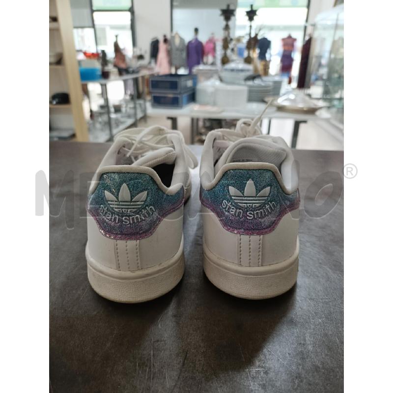 SCARPE DONNA ADIDAS STAN SMITH TACCO GLITTER ROSA AZZURRO | Mercatino dell'Usato San  benedetto del tronto 2