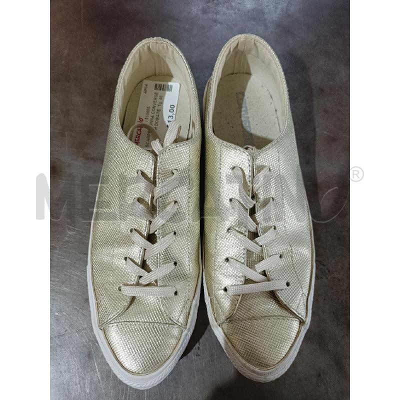 SCARPE DONNA CONVERSE ALL STAR DORATE | Mercatino dell'Usato San  benedetto del tronto 1