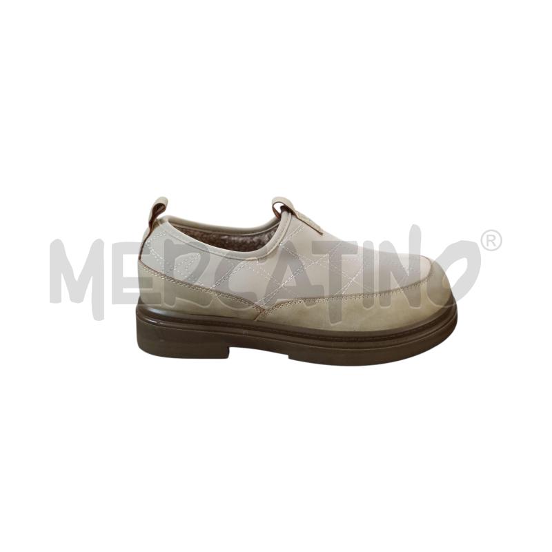 SCARPE DONNA FEISAL MARRONE BEIGE CUCITURE QUADRETTI | Mercatino dell'Usato San  benedetto del tronto 1