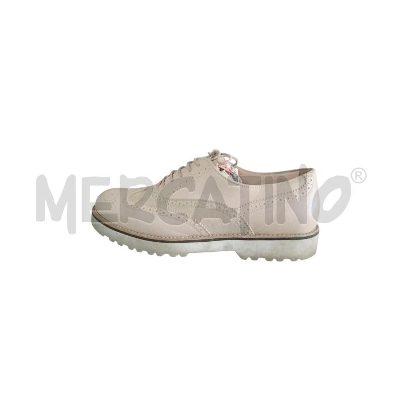 SCARPE DONNA HOGAN DERBY BEIGE | Mercatino dell'Usato San  benedetto del tronto 1