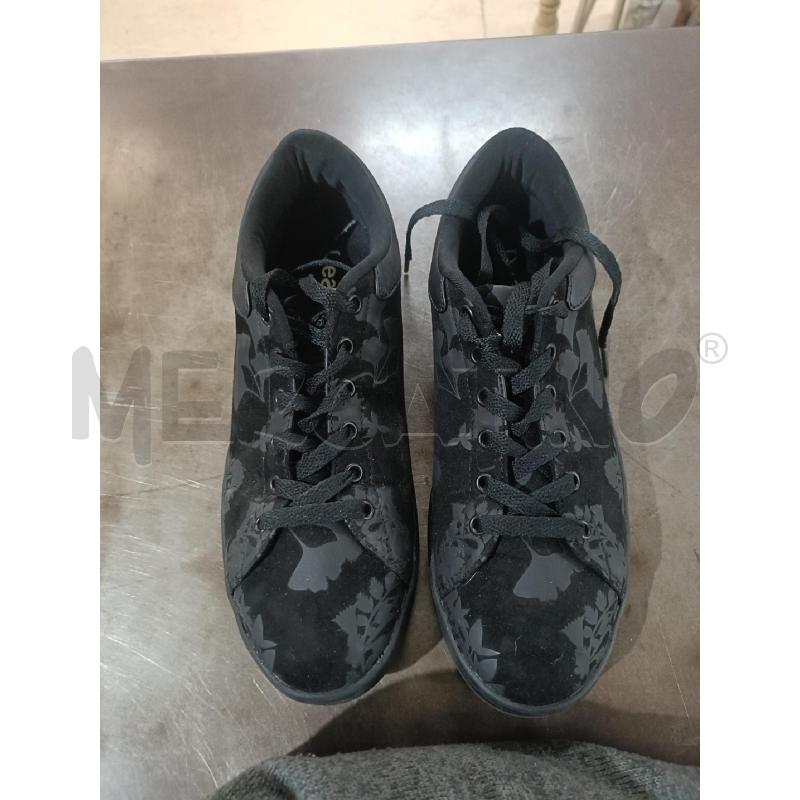 SCARPE DONNA NERE FIORI DESIGUAL | Mercatino dell'Usato San  benedetto del tronto 1