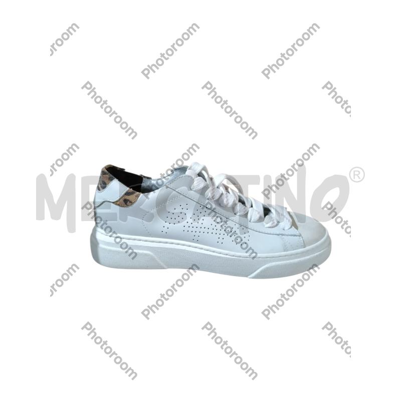 SCARPE DONNA P448 BIANCHE TACCO LEOPARDATO | Mercatino dell'Usato San  benedetto del tronto 1