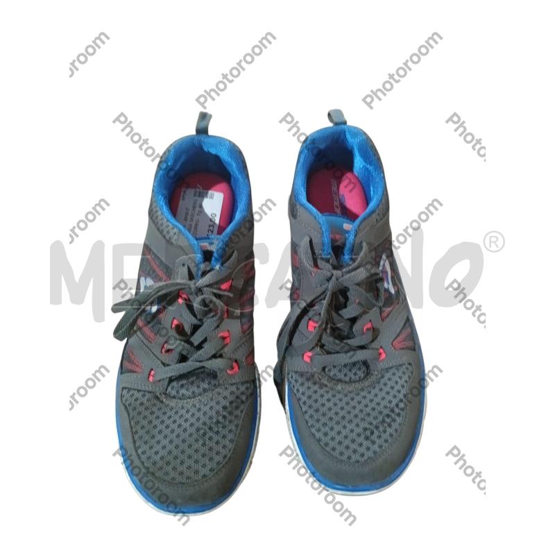 SCARPE DONNA SKECHERS GRIGIO AZZURRO ROSA | Mercatino dell'Usato San  benedetto del tronto 2
