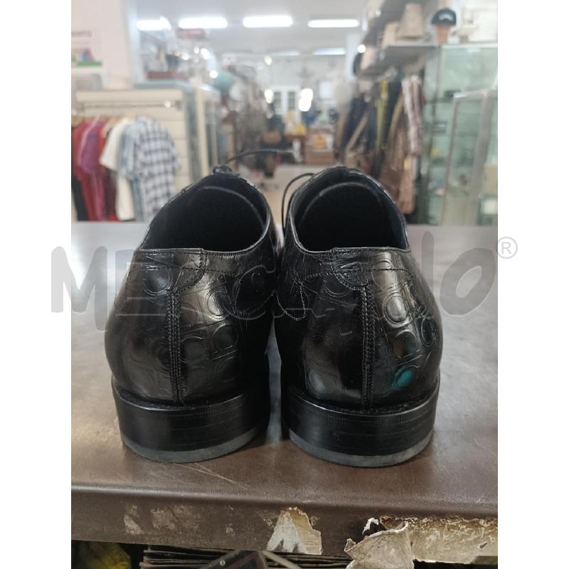 SCARPE UOMO PELLE NERA SALVATORE FERRAGAMO | Mercatino dell'Usato San  benedetto del tronto 3