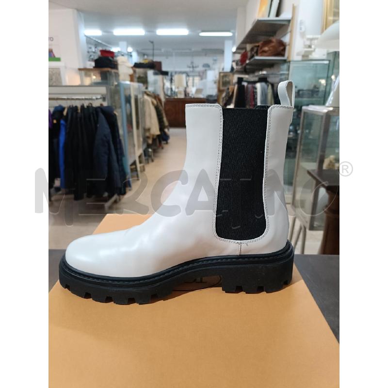 SCARPONCINI DONNA BIANCHI CHELSEA BOOTS ELASTICO NERO | Mercatino dell'Usato San  benedetto del tronto 3