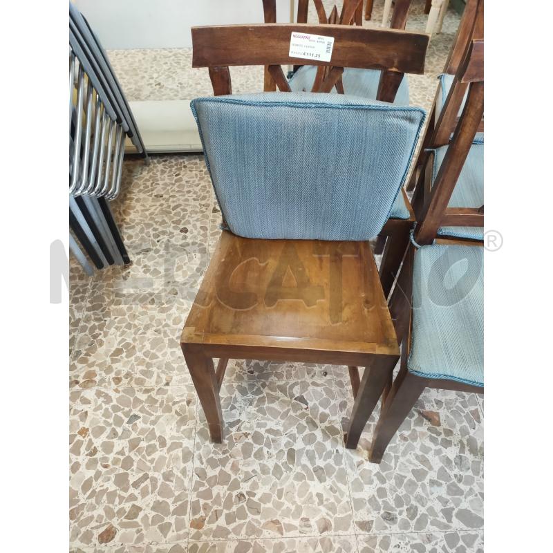 SEDIE PZ. 6 LEGNO | Mercatino dell'Usato San benedetto del tronto