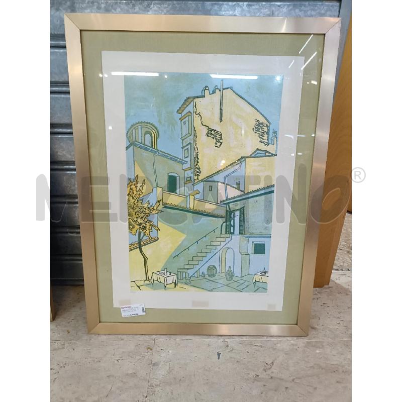 SERIGRAFIA ALDO DI CASTRO CORTILE CASA | Mercatino dell'Usato San  benedetto del tronto 1