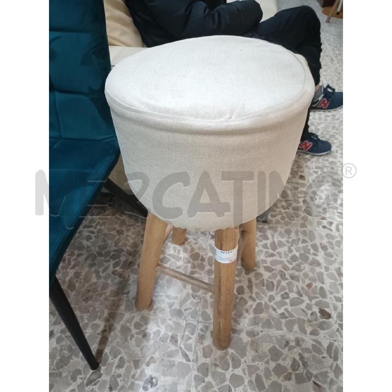 SGABELLO LEGNO PIANO BIANCO | Mercatino dell'Usato San  benedetto del tronto 1