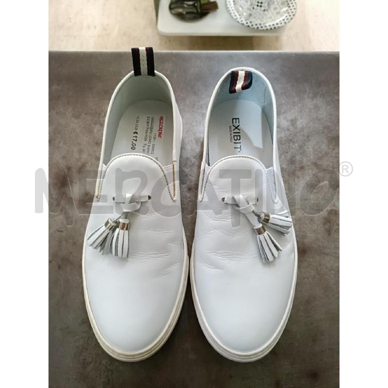 SNEAKERS UOMO BIANCO EXIBIT PON PON  | Mercatino dell'Usato San  benedetto del tronto 1