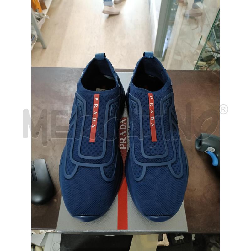 SNEAKERS UOMO BLU PRADA  | Mercatino dell'Usato San  benedetto del tronto 1