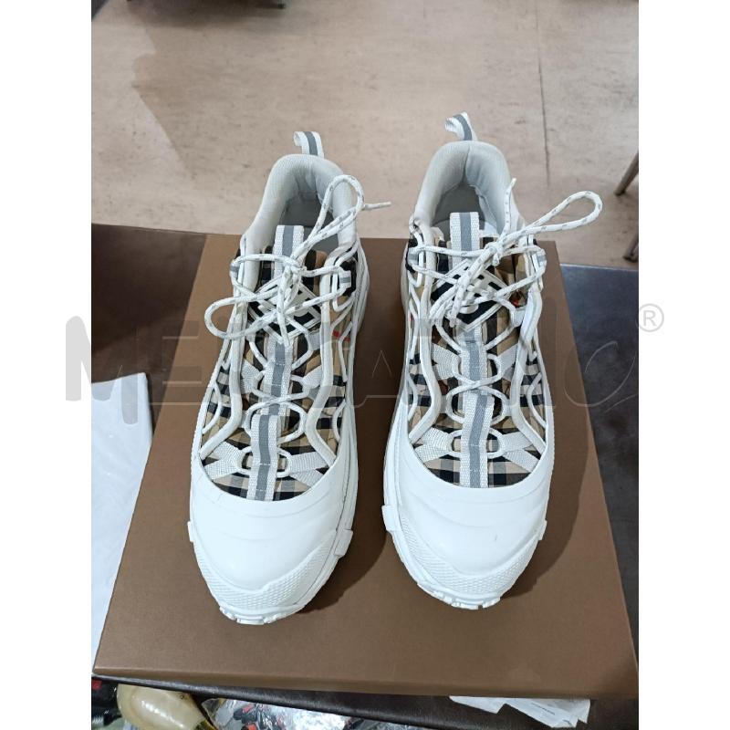 SNEAKERS UOMO BURBERRY BIANCO CHECK | Mercatino dell'Usato San  benedetto del tronto 1