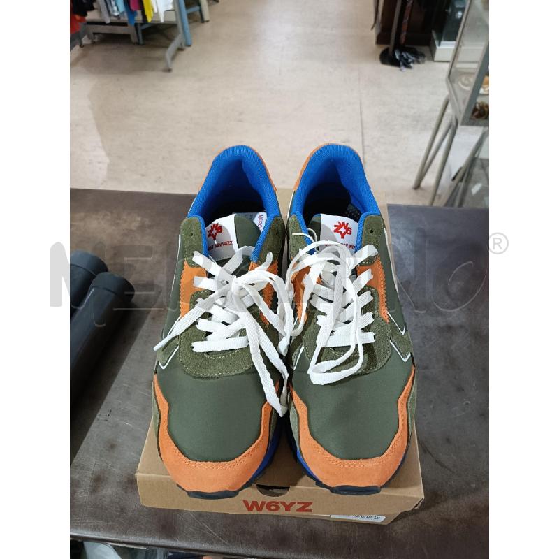 SNEAKERS UOMO VERDE BLU ARANCIO W6YZ | Mercatino dell'Usato San  benedetto del tronto 1