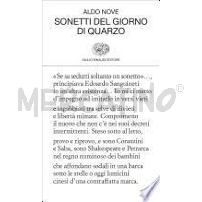 SONETTI DEL GIORNO DI QUARZO | Mercatino dell'Usato San  benedetto del tronto 1