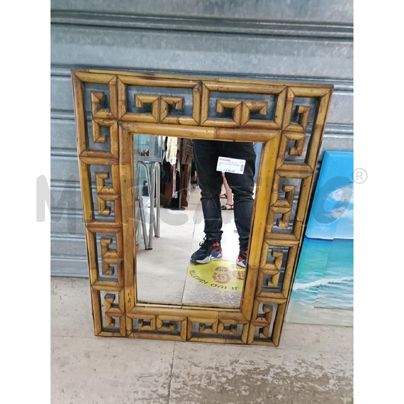 SPECCHIO CORNICE BAMBOO | Mercatino dell'Usato San  benedetto del tronto 1