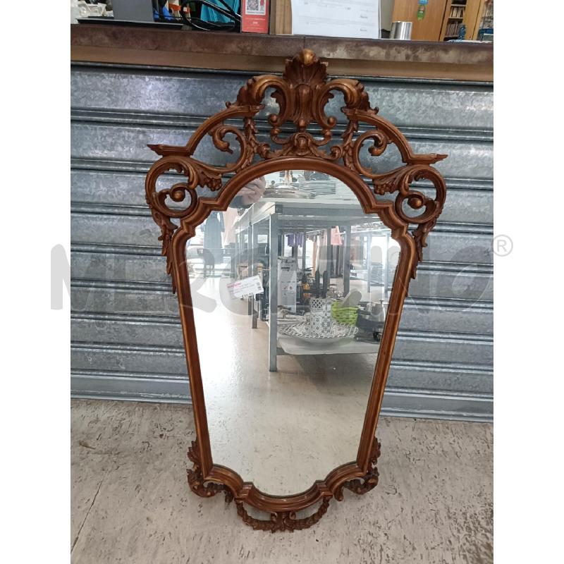 SPECCHIO CORNICE LEGNO LAVORATO | Mercatino dell'Usato San  benedetto del tronto 1