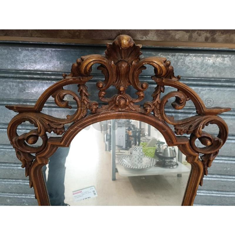 SPECCHIO CORNICE LEGNO LAVORATO | Mercatino dell'Usato San  benedetto del tronto 2