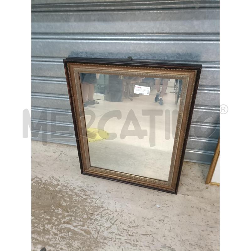 SPECCHIO CORNICE RETTANGOLARE NERA DORATA | Mercatino dell'Usato San  benedetto del tronto 1