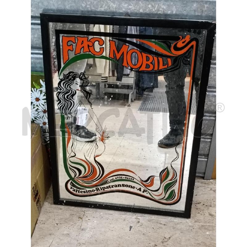 SPECCHIO SERIGRAFATO FAC MOBILI | Mercatino dell'Usato San  benedetto del tronto 1