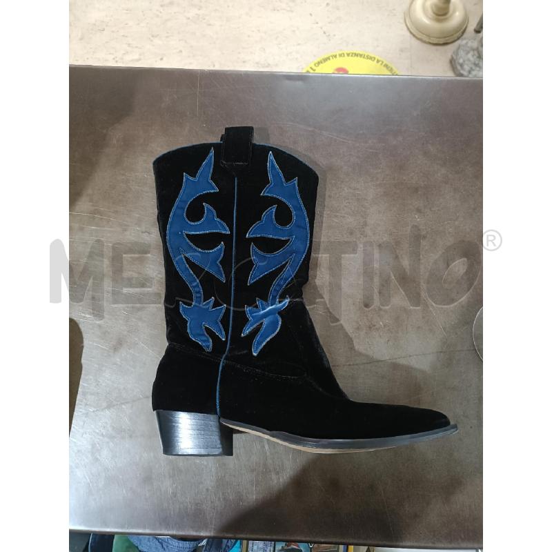 STIVALI DONNA GIA COUTURE FIRENZE VELLUTO NERO  | Mercatino dell'Usato San  benedetto del tronto 1