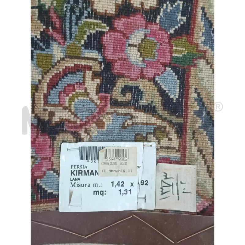 TAPPETO RETTANGOLARE KIRMAN FIORI ROSA 142X92 CM | Mercatino dell'Usato San  benedetto del tronto 2