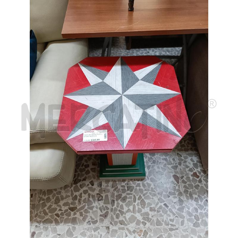 TAVOLINO BASSO ROSA DEI VENTIROSSO BIANCO GRIGIO | Mercatino dell'Usato San  benedetto del tronto 1