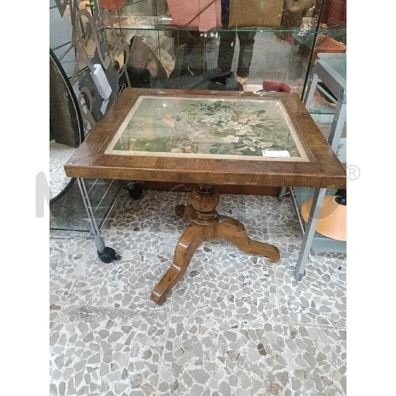 TAVOLINO LEGNO STAMPA FRANCESE | Mercatino dell'Usato San  benedetto del tronto 1