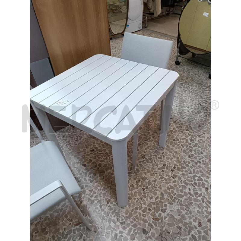 TAVOLO E SEDIE ALLUMINIO BIANCO BIZZOTTO | Mercatino dell'Usato San  benedetto del tronto 1