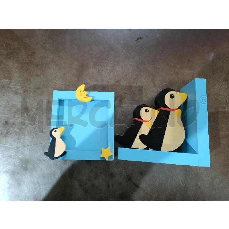 THUN FERMALIBRI E PORTA PENNE BLU PINGUINI | Mercatino dell'Usato San  benedetto del tronto 1