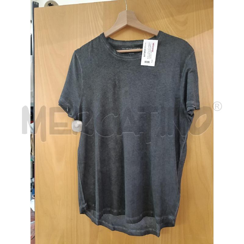 T SHIRT UOMO ANTRACITE MAJESTIC FILATURES | Mercatino dell'Usato San  benedetto del tronto 1