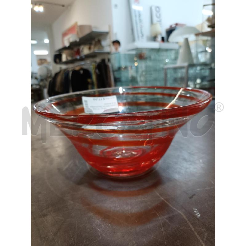 VASO CERCHI TRASPARENTE E ROSSO | Mercatino dell'Usato San  benedetto del tronto 2
