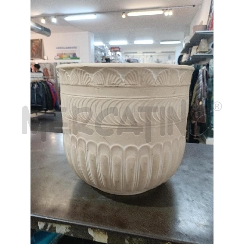 VASO IN TERRACOTTA CON GRECA  | Mercatino dell'Usato San  benedetto del tronto 1