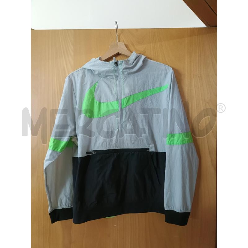 WINDSTOPPER NIKE GRIGIO NERO FASCIA VERDE FLUO | Mercatino dell'Usato San  benedetto del tronto 1
