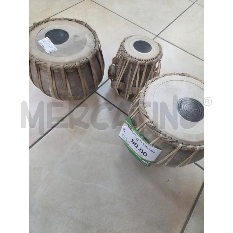 3/TAMBURI TABLA INDIANI SET | Mercatino dell'Usato L'aquila - loc. vetoio 1